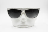 Vintage 1980s sunglasses SPEEDSTER 698 0291 half mask white & black pois, New Old Stock