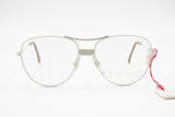 Vintage VIENNALINE DELUXE 1415 70, White & Real Golden 20k Oval Aviator frame, New Old Stock