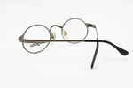 Byblos 573 3077 Gray metallic eyeglasses frame, Oval rims chiseled, New Old Stock 90s