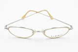 Byblos 682 3296-S  elegant womens eyeglasses frame, double rims cream color, New Old Stock 1990s