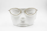 Byblos 682 3296-S  elegant womens eyeglasses frame, double rims cream color, New Old Stock 1990s