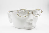 Byblos 682 3296-S  elegant womens eyeglasses frame, double rims cream color, New Old Stock 1990s