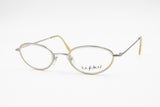 Byblos 682 3296-S  elegant womens eyeglasses frame, double rims cream color, New Old Stock 1990s