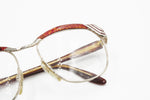 1960s REGIA Hand Made frame womens ladies, pale golden adorned hot tones, New Old Stock