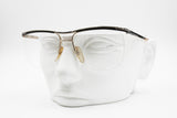 Vintage eyeglass half rimmed wired black & golden, EQUIPE VISTA 8931, Vtg New Old Stock 80s