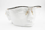 Vintage eyeglass half rimmed wired black & golden, EQUIPE VISTA 8931, Vtg New Old Stock 80s