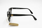 Margutta Design Vintage 60s Sunglasses glitterd & lizard textured, Black acetate, New Old Stock 1960s