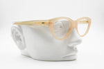 Vintage Skin pink cat eye glasses frame LOOK Old America U.S.A., Vintage retro glasses, New Old Stock