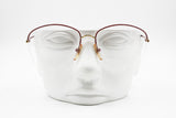 Lozza Nyrim 56 - 16 half rimmed red frames glasses nylor, Made in Italy 1970s, New Old Stock