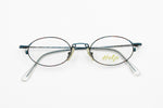 Help glasses made in Italy, crazy and modern funky design frame, oval rims, New Old Stock 1990s