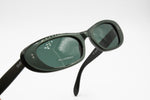 Blue Bay Safilo Vintage extended cat eye green/gray changing tone, rockabilly 50s style, NOS 1990s