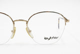 BYBLOS B 560 Half rimmed glasses eyeglasses frame Nylor, Vintage 90s New Old Stock