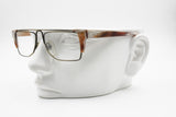 Mila Schön eyeglasses frame Modern Modernist, flat top aged effect, New Old Stock 1980s