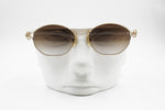 Chantal Thomass mod. Emie sunglasses rare design twisted metal, Golden satin color, New Old Stock 1990s