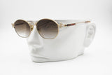 Chantal Thomass mod. Emie sunglasses rare design twisted metal, Golden satin color, New Old Stock 1990s