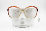 ESSILOR 1960s Women frame red tonalities & clear nose bridge, Made in France, New Old Stock 60s