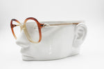 ESSILOR 1960s Women frame red tonalities & clear nose bridge, Made in France, New Old Stock 60s