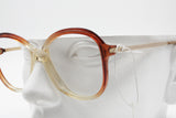 ESSILOR 1960s Women frame red tonalities & clear nose bridge, Made in France, New Old Stock 60s