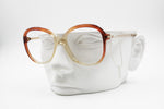 ESSILOR 1960s Women frame red tonalities & clear nose bridge, Made in France, New Old Stock 60s