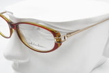 ARLECCHINO 3442 D828 eyeglass frame women two-colored, Hand made in Italy CE, Deadstock NEW