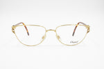 Chagall by Visibilia LL 2041 designer modern eyeglass frame gold brown tortoise, uncommon design, New Old Stock