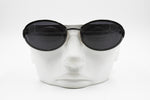 Les Copains sunglasses mod. LC 305 Size 53, Oval sunglasses darken gunmetal frame, New Old Stock 1990s