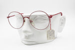 Vintage 60s Never produced prototype NOUVELLE 091 Size 54[]18 Red & white, New Old Stock 1960s