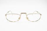 Folding italian reading glasses frame, Golden color, Vintage 1960s by METALFLEX, New Old Stock