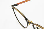 Cavin Klein CK 3065 Made in Japan frame Brass aged effect 90s unisex, chiseled details, New Old Stock