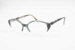 FRANCOIS PINTON Paris Vintage 1980s small cat eye frame half rimmed, Made in France, New Old Stock