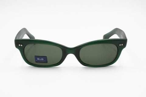 Blue Bay by Safilo B&B 23/S Little Green wayfarer sunglasses, Full acetate material, New Old Stock