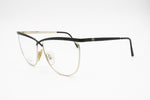 LAURA BIAGIOTTI mod. V 103 Women Vintage frame glasses, Golden & double black, New Old Stock