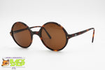 Vintage 70s Round circle sunglasses brown dappled, ELCA 01 col. 3702 48[]24 , New Old Stock