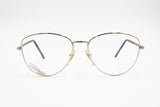 Filos Italian Vintage frame eyeglasses, Golden & Black covered acetate arms, Men Women frames, New Old Stock 80s