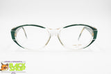 ENRICA MASSEI Made in Italy women cat eye frame eyeglasses, Crear & Green, New Old Stock