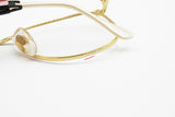 Vogart 2006 Round wayfarer eyeglass frame Golden-Yellow and dappled red changing, New Old Stock 1970s