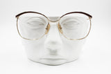 Vintage 60s Trevi 633/33 Old women eyewear frame Golden & Red aged wine brows, New Old Stock 1960s