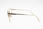 Vintage 60s Trevi 633/33 Old women eyewear frame Golden & Red aged wine brows, New Old Stock 1960s