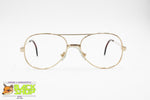 TREVI Vintage 70s small little golden aviator frame, men eyeglass frame, New Old Stock