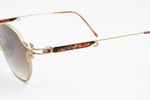 Chantal Thomass mod. Emie sunglasses rare design twisted metal, Golden satin color, New Old Stock 1990s