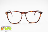 D.O.P. Mod. 1056 brown square eyeglass frame wayfarer style, New Old Stock 1980s