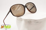 MORWEN mod. Fromula Italian Sunglasses oversize women diva style, Brown acetate, New Old Stock