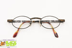 TITTON Hand made 1980s oval glasses hand colored frame, Little oval glasses Made in Italy, New Old Stock
