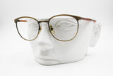 Cavin Klein CK 3065 Made in Japan frame Brass aged effect 90s unisex, chiseled details, New Old Stock