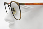 Cavin Klein CK 3065 Made in Japan frame Brass aged effect 90s unisex, chiseled details, New Old Stock