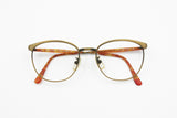 Cavin Klein CK 3065 Made in Japan frame Brass aged effect 90s unisex, chiseled details, New Old Stock