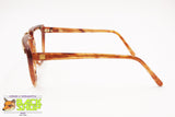 ENRICA MASSEI 844 54[]18 Vintage glasses frame tortoise & golden satin flat top, New Old Stock