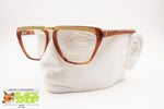 ENRICA MASSEI 844 54[]18 Vintage glasses frame tortoise & golden satin flat top, New Old Stock