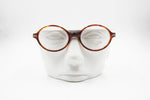 SUGAR by TREVI Round Vintage frame brown & golden, Little small glasses made in Italy, New Old Stock 70s
