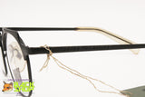 Jean Paul Gaultier Junior JPG 57-0171 Vintage eyewear frame matte black metal, New Old Stock
